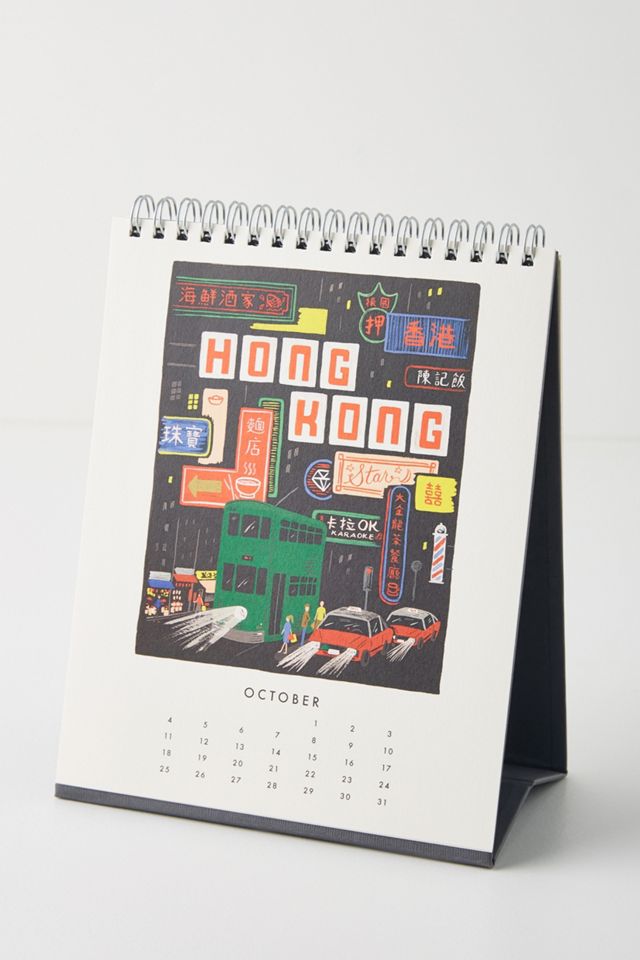 Rifle Paper Co. World Traveler 2020 Desk Calendar #4