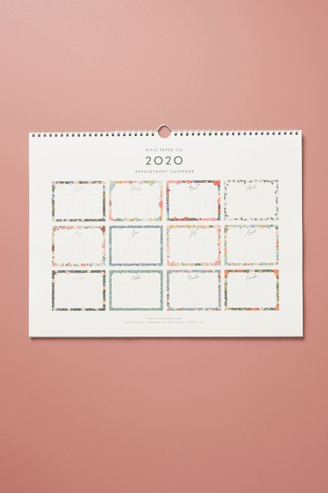 Rifle Paper Co. Wild Rose 2020 Appointment Calendar #4