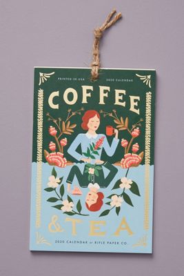 Rifle Paper Co. Tea & Coffee 2020 Hanging Calendar