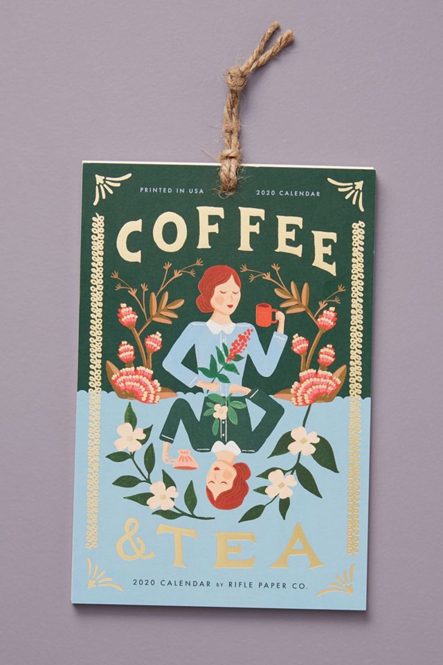 Rifle Paper Co. Tea & Coffee 2020 Hanging Calendar