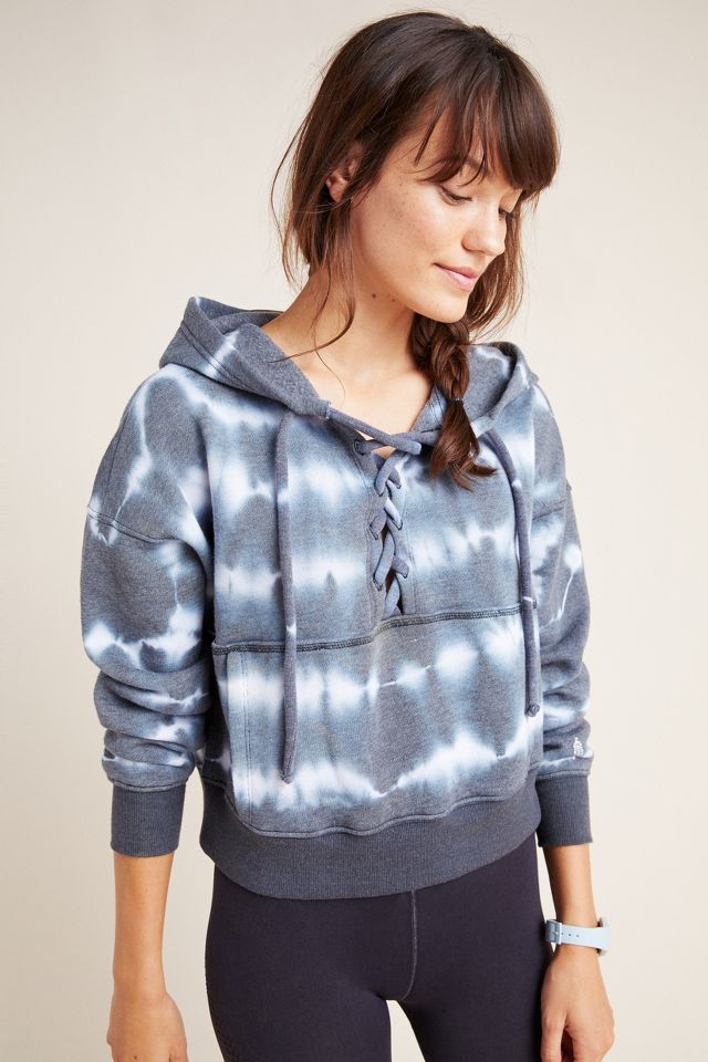 Free people sale tie dye hoodie