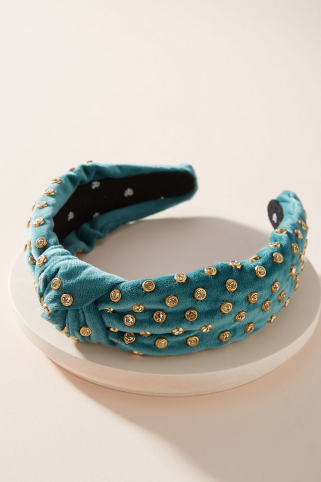 Lele Sadoughi 14K Gold-Plated Bead-Embellished Headband  display picture 2