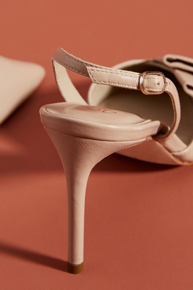 Guilhermina Ruffled Slingback Heels #3