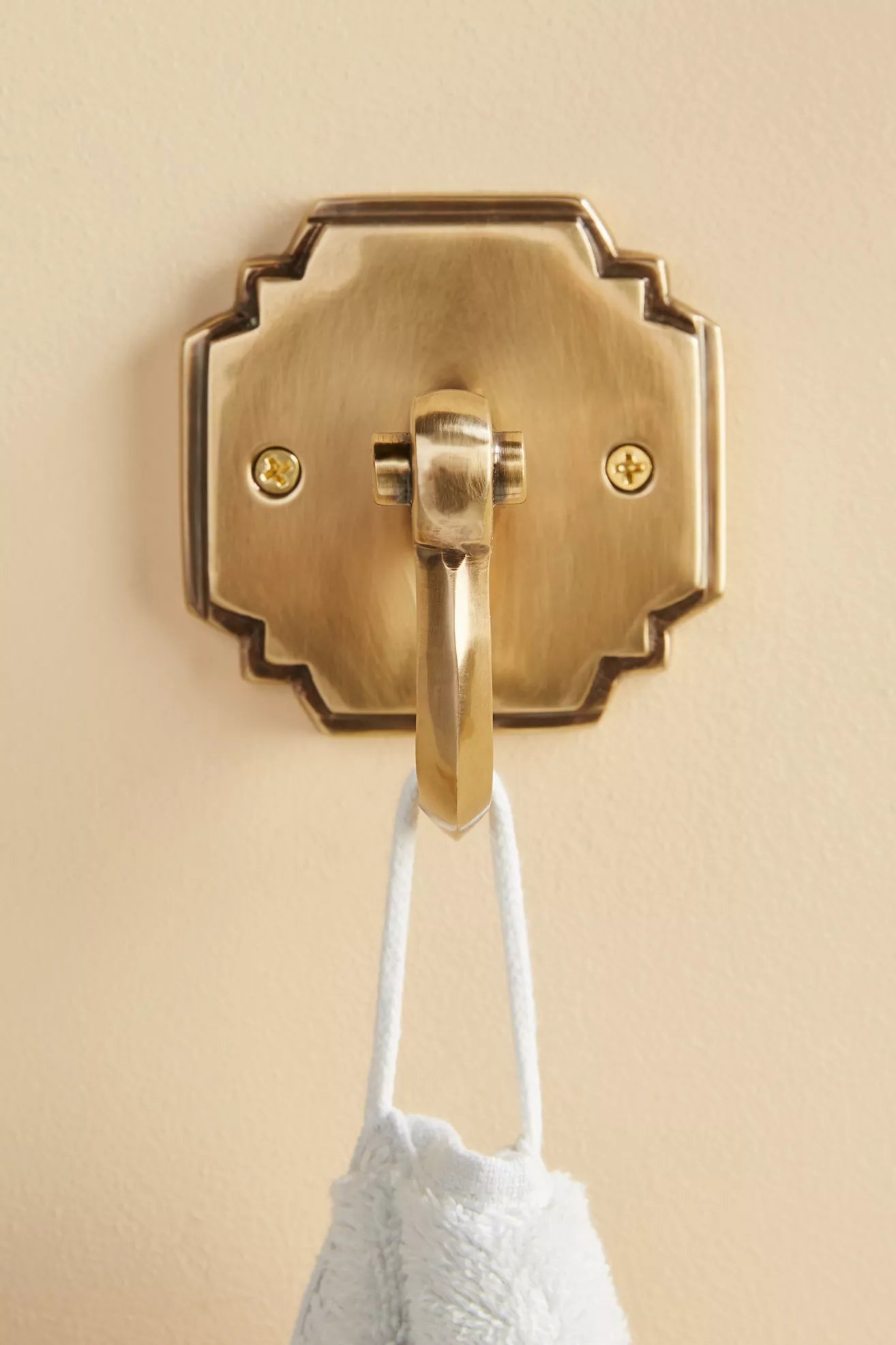 Raina Brass Bath Hook - thumbnail 2