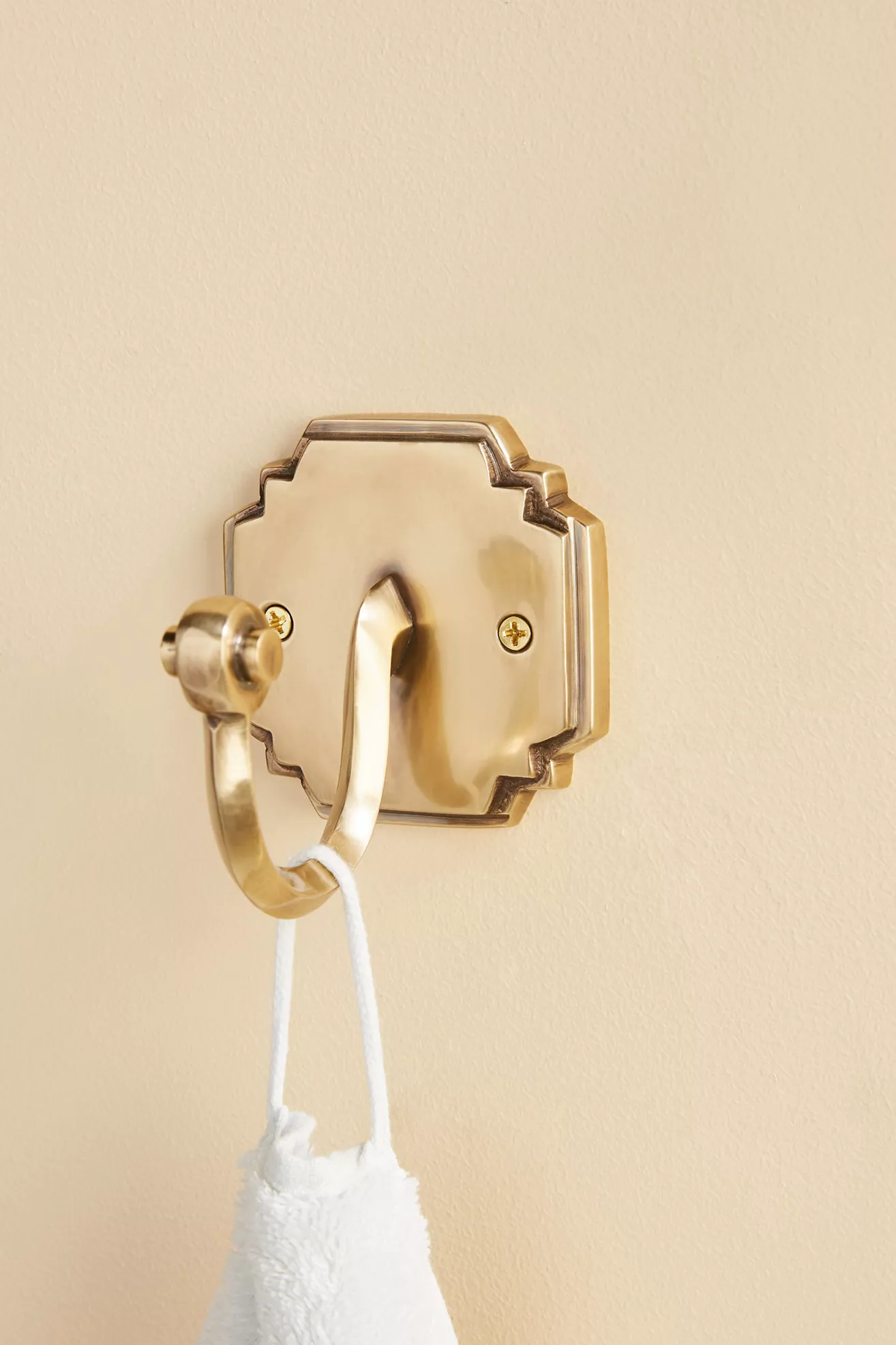 Raina Brass Bath Hook