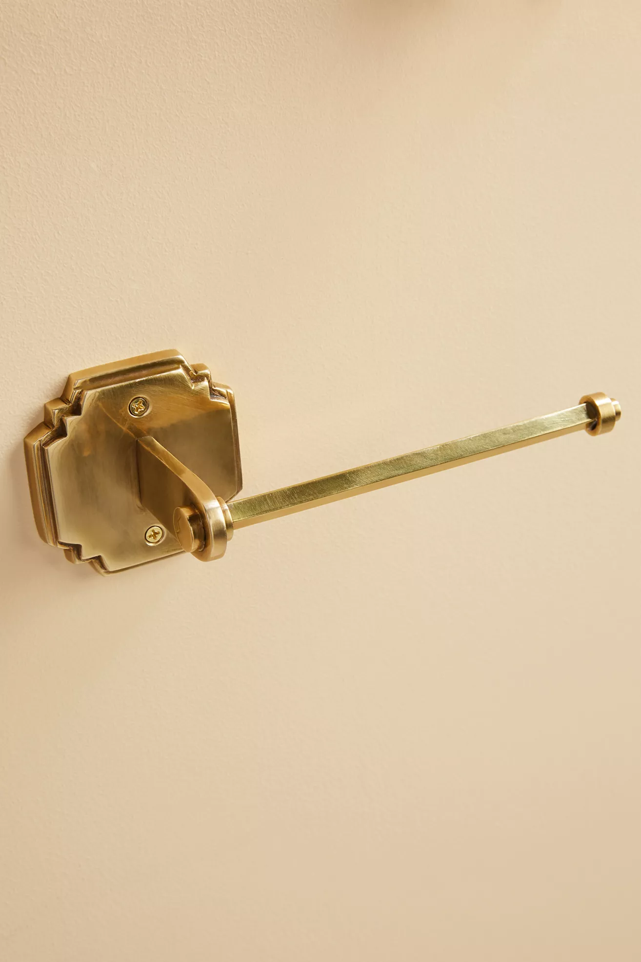 Raina Brass Toilet Paper Holder - thumbnail 2