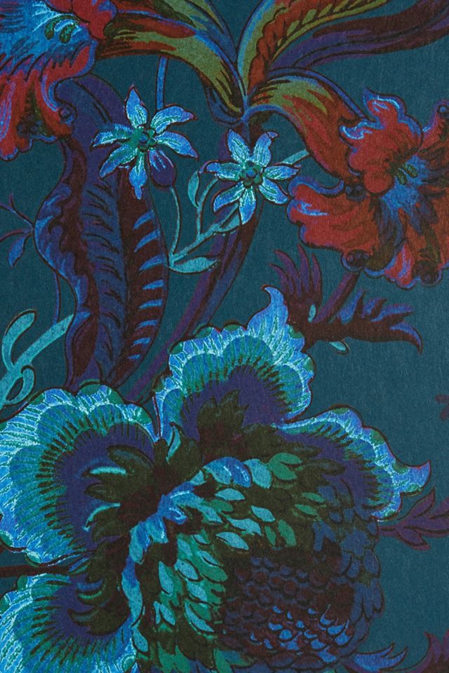House of Hackney Majorelle Flora Petrol Wallpaper #2