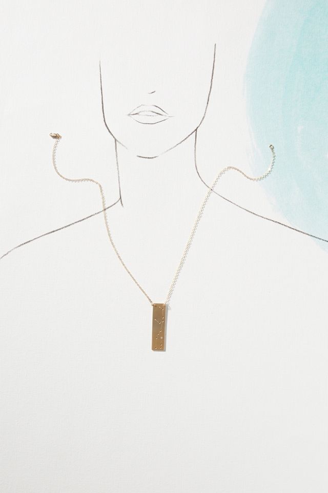 Thatch 14K Gold-Plated Zodiac Pendant Necklace #3