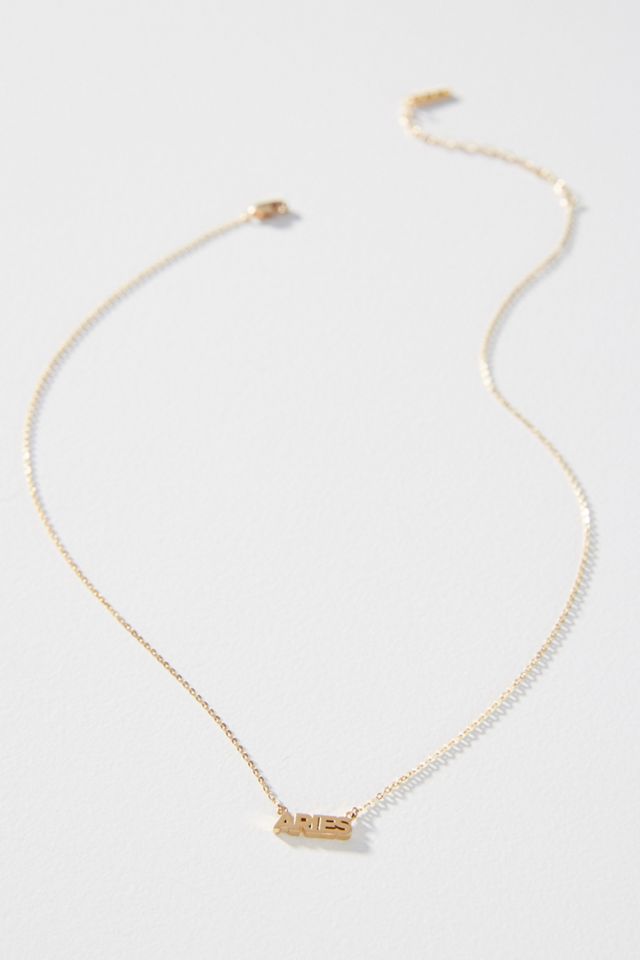 Zodiac 14K Gold-Plated Necklace #1
