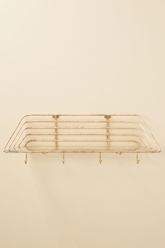 Bella Rattan-Wrapped Shelf #1