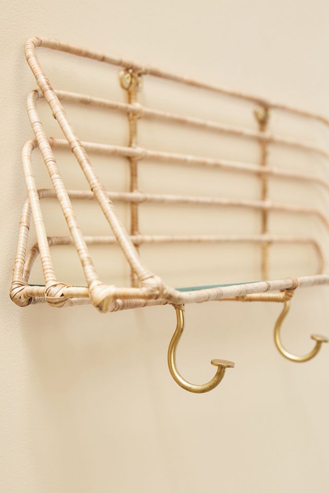 Bella Rattan-Wrapped Shelf #4