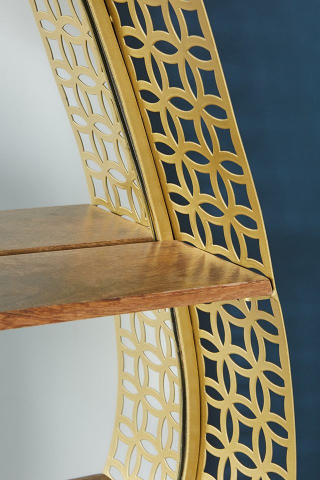 Nessa Mirrored Shelving Unit #3