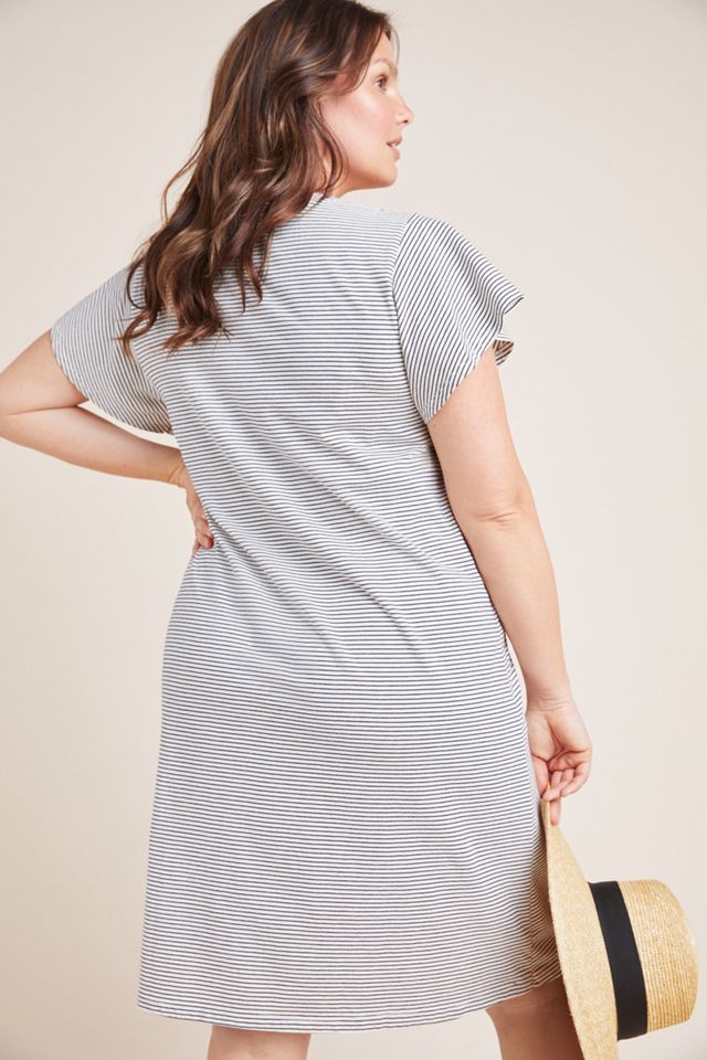 Flutter-Sleeved Tee Dress #4