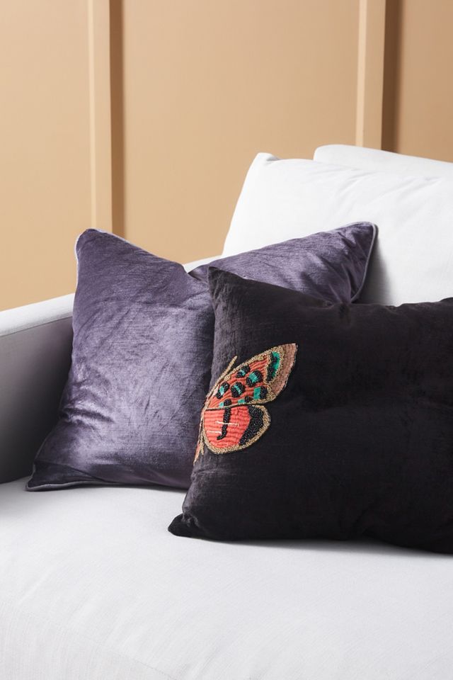 Velvet Embellished Isadora Pillow #4