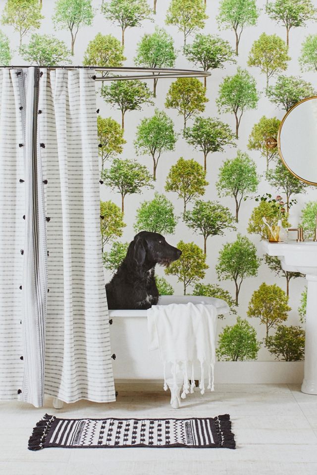 Tasseled Pendana Shower Curtain #2