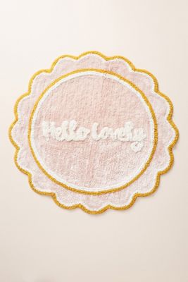 Hello Lovely Bath Mat