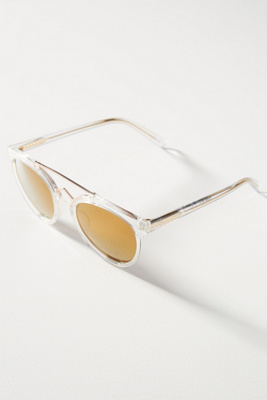 Bonnie Clyde Rose Brow-Bar Sunglasses | Anthropologie