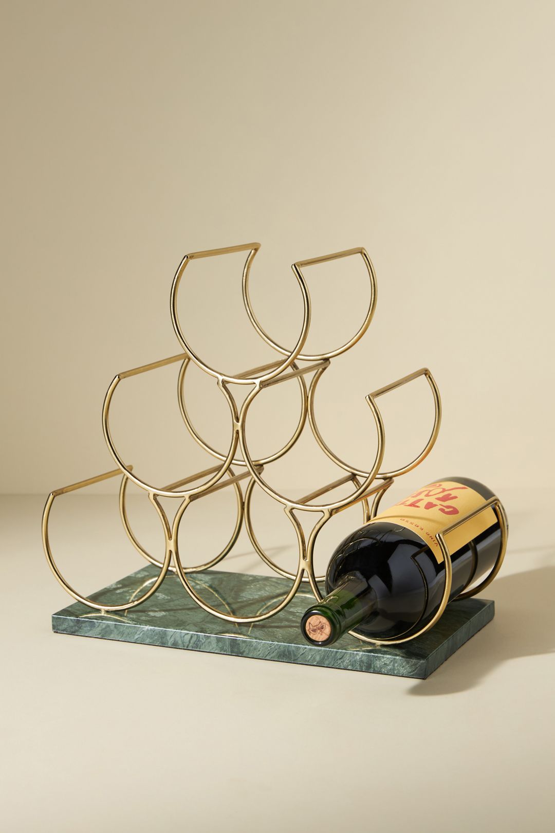 Marble Wine Rack - Dark Green, Standard