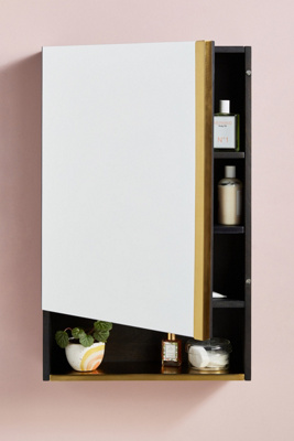 Erma Mirrored Bath Cabinet | Anthropologie