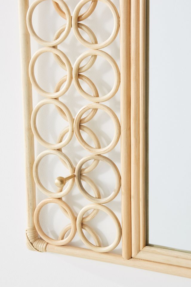 Lattice Rattan Mirror #2