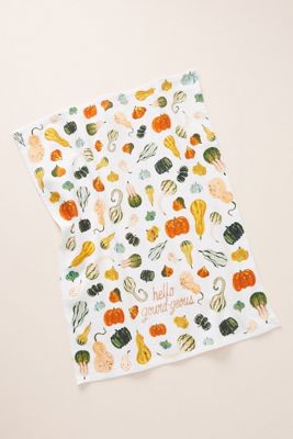 Quill & Fox Hello Gourd-Geous Dish Towel