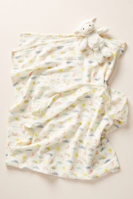 Meri Meri Sunshine Rainbow Swaddle Blanket
