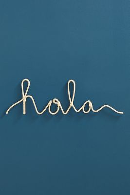 Hola Word Art | AnthroLiving