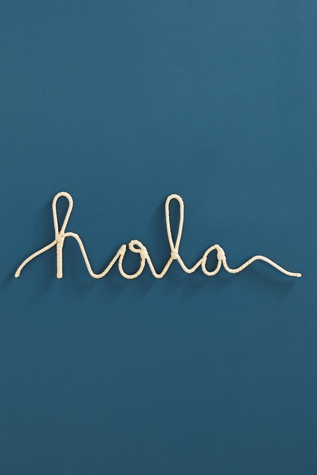 Hola Word Art | Anthropologie