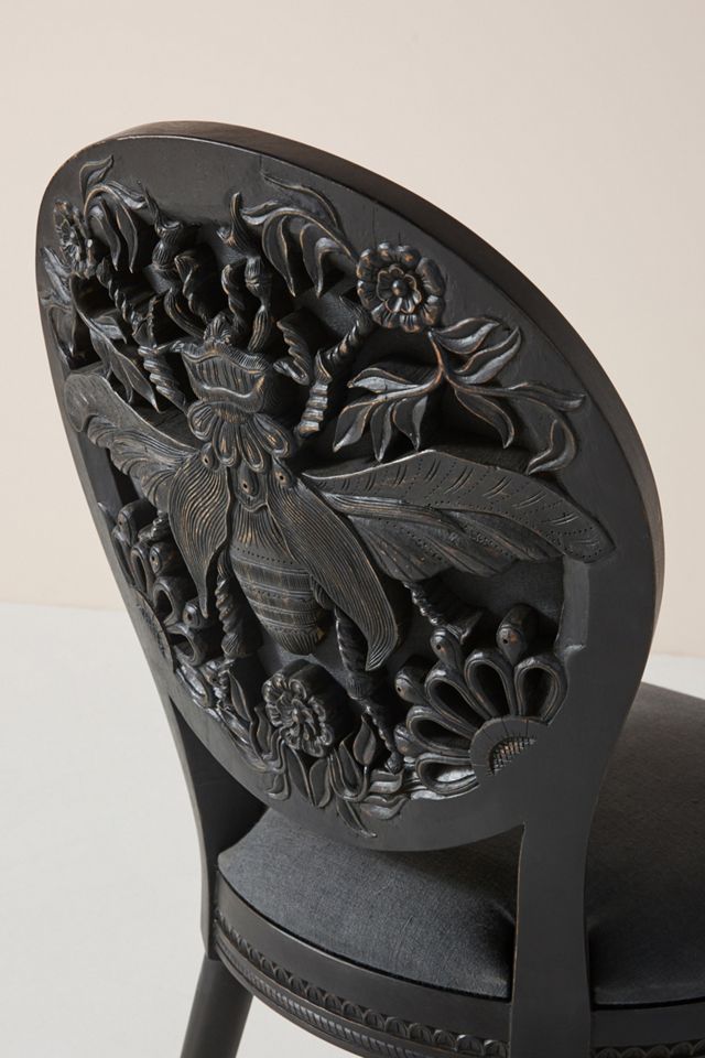 Handcarved Queen Bee Dining Chair #4