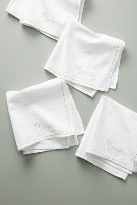 Francais Napkins, Set of 4