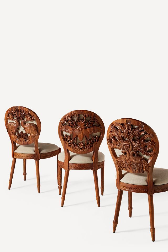 Anthropologie peacock clearance chair