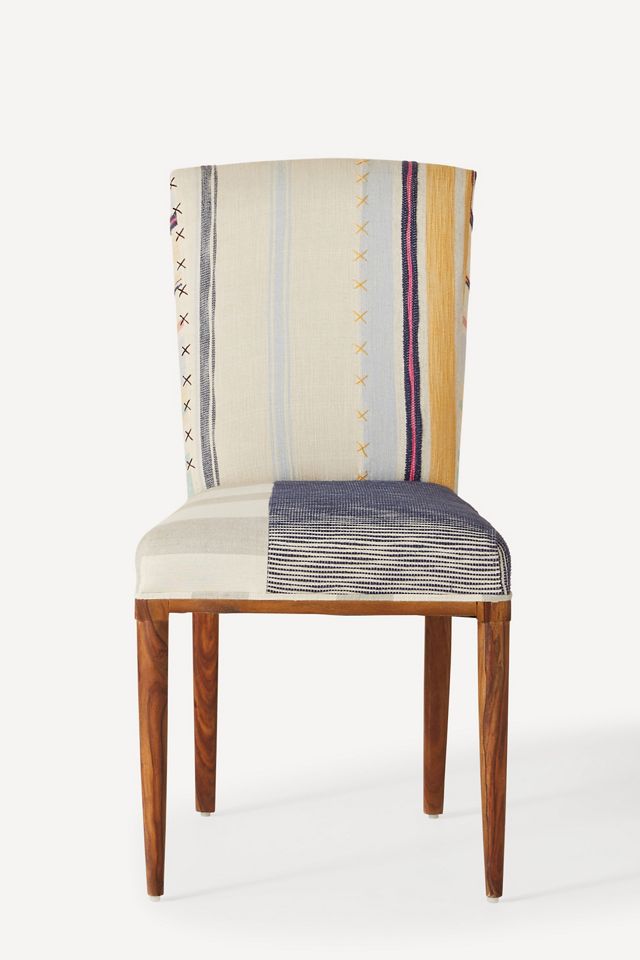 Elza Striped Dining Chair #1