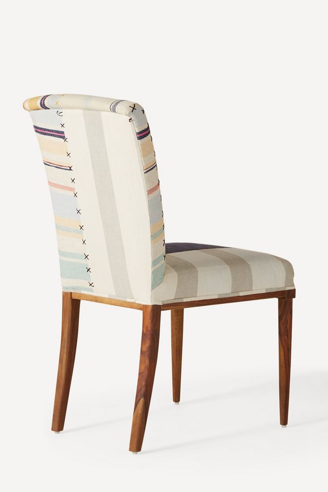 Elza Striped Dining Chair #4