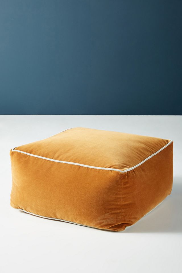 Velvet Pouf #1