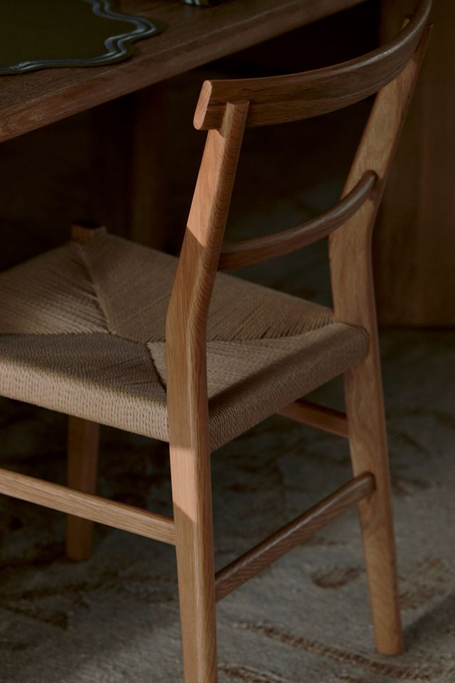 Oak Farmhouse Dining Chair #1