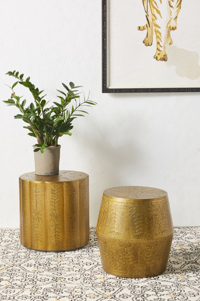 Embossed Scalloped Side Table #2