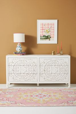 Handcarved Lombok Six-Drawer Dresser