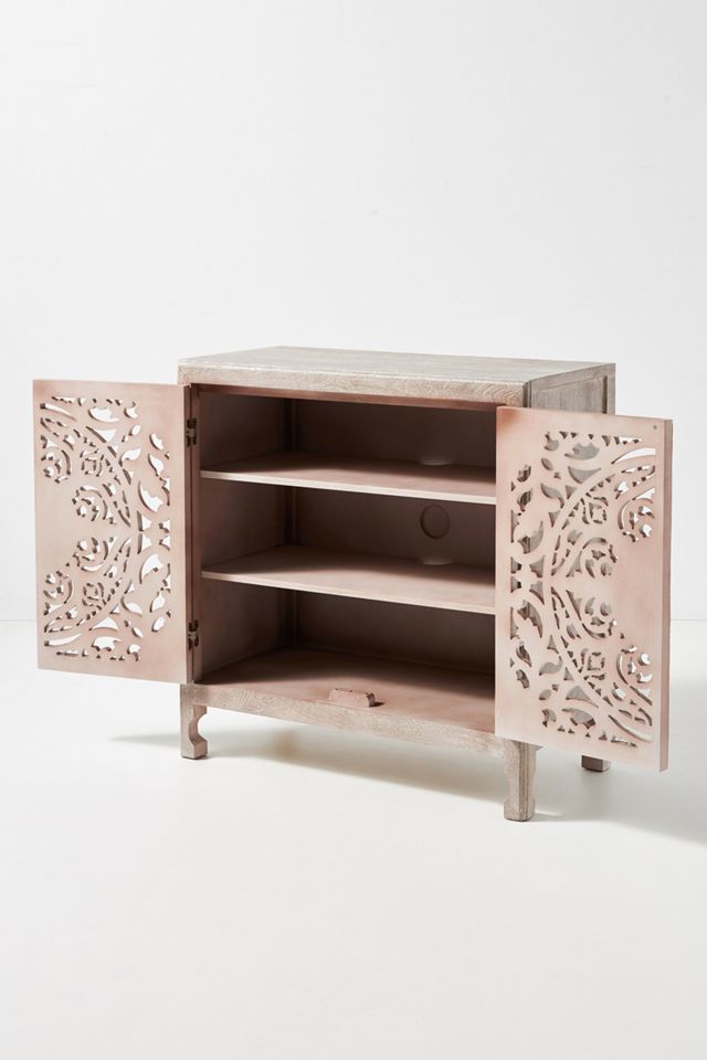 Handcarved Lombok Entryway Cabinet #3