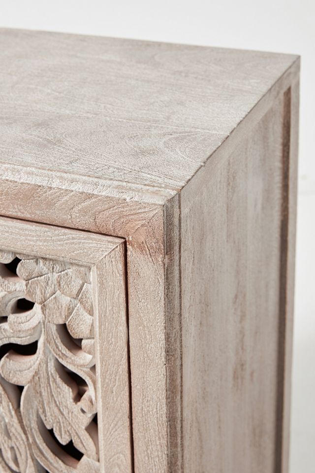 Handcarved Lombok Entryway Cabinet #4