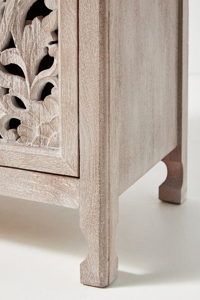 Handcarved Lombok Entryway Cabinet #6