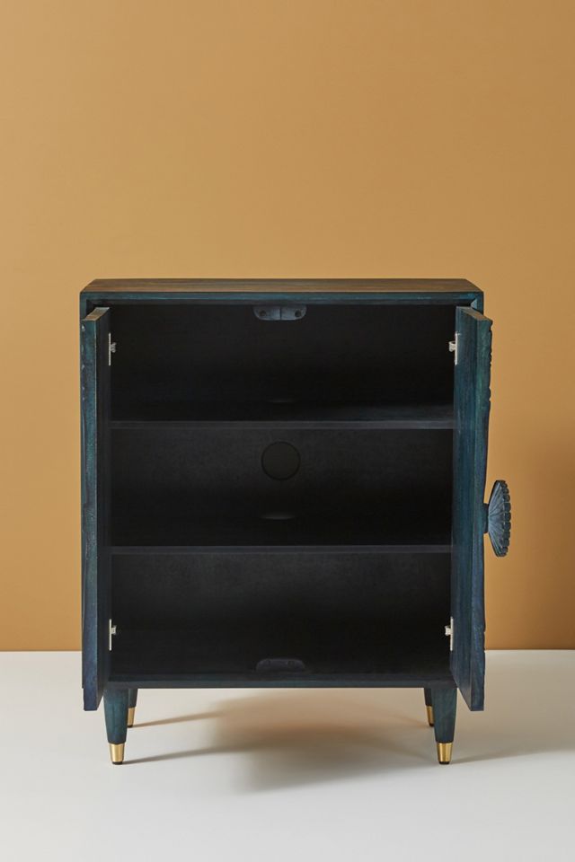 Handcarved Gulliver Entryway Cabinet #3