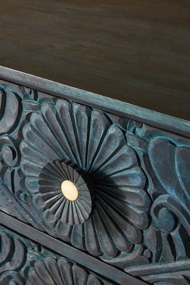 Handcarved Gulliver Six-Drawer Dresser #4