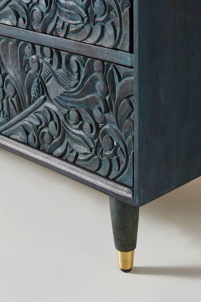 Handcarved Gulliver Six-Drawer Dresser #6