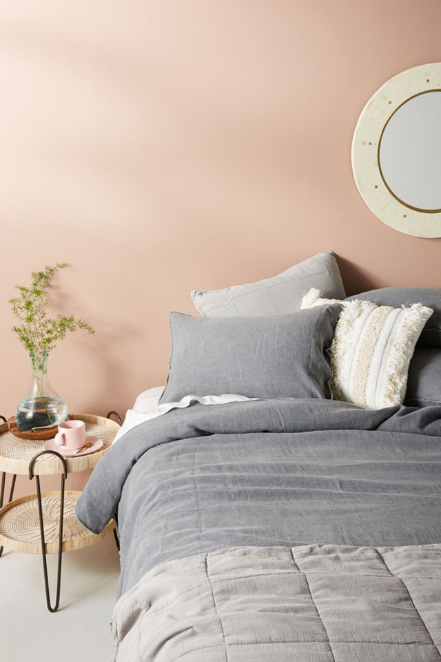 Pom Pom at Home Blair Linen Duvet Cover Anthropologie