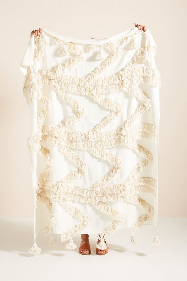Fringe Bay Throw Blanket