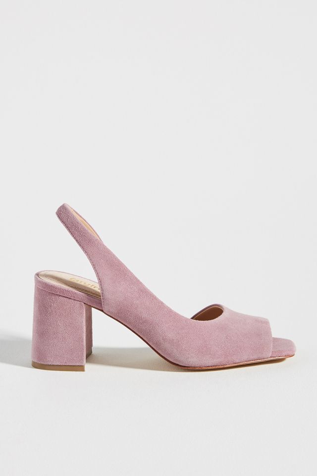 Farylrobin Open-Toe Slingback Heels | Anthropologie