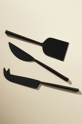 Streamlined Cheese Knives, Set of 3