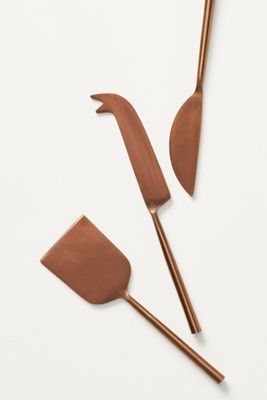 Streamlined Cheese Knives, Set of 3