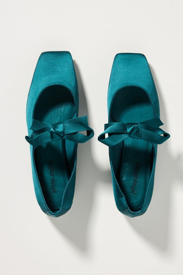 Jeffrey Campbell Bow Square-Toed Flats #1