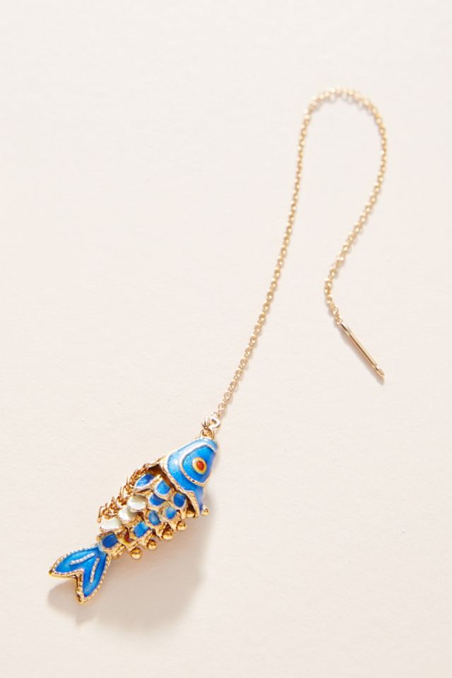 NST Studio Fish Threader Earrings #1